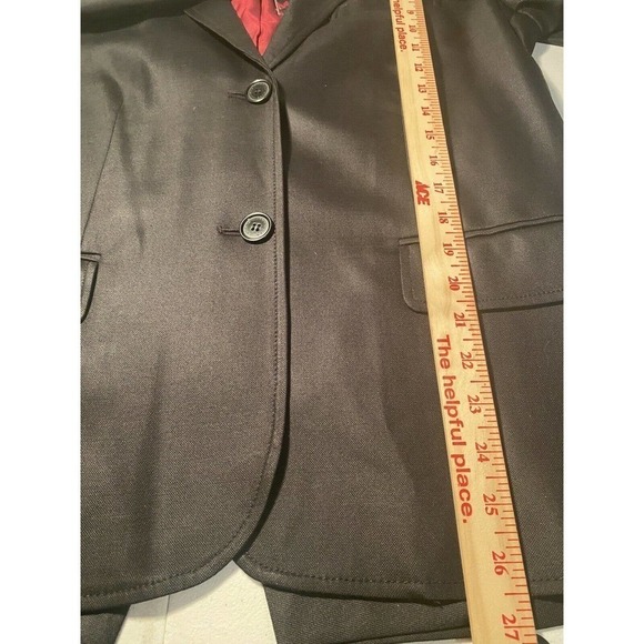 Marc by MARC JACOBS Two Button Wool Blend Blazer Casual Business Size 10 Black - Picture 10 of 11